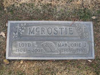 McRostie, Loyd L. gravesite