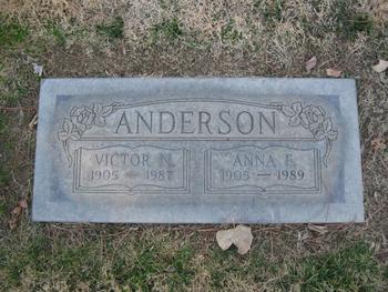 Anderson, Victor Nels gravesite
