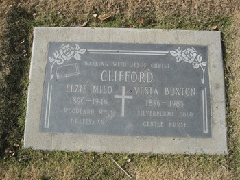 Clifford, Elzie Milo gravesite
