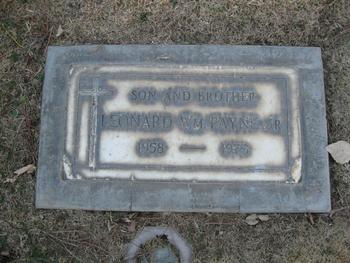 Payne, Jr. Leonard William gravesite