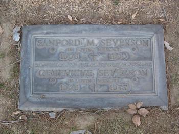 Severson, Genevieve gravesite