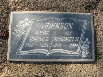 Johnson, Margaret M. gravesite