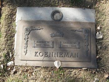Koenneman, Emelia Marie gravesite