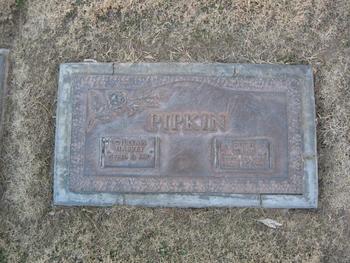 Pipkin,   Ruth Irene gravesite