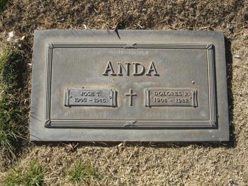 Anda, Dolores R. gravesite