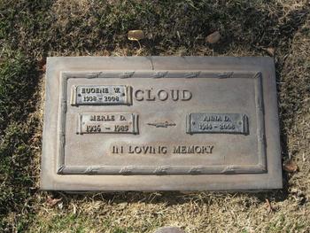 Cloud, Eugene Willis gravesite