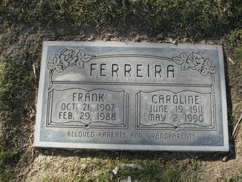 Ferreira, Caroline gravesite