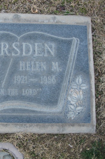 Marsden, Helen M. gravesite