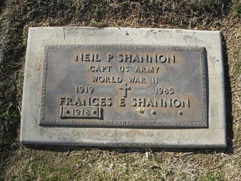 Shannon, Neil P. gravesite