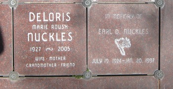 Nuckles, Delores Marie gravesite
