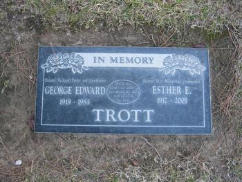 Trott, Esther E. gravesite