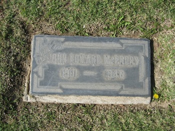 McCrory, John Howard gravesite