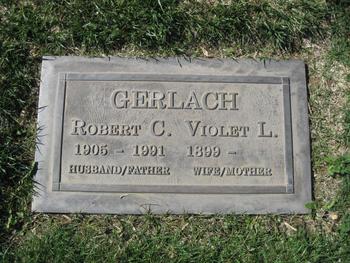 Gerlach, Violet L. gravesite