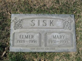 Sisk, Elmer gravesite