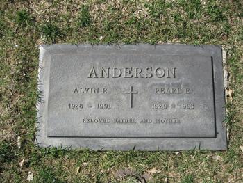 Anderson, Pearl E. gravesite