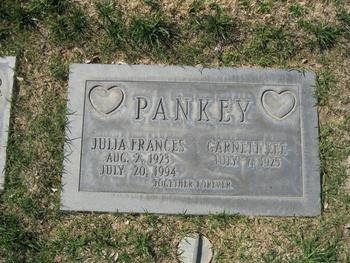 Pankey,   Julia Frances gravesite