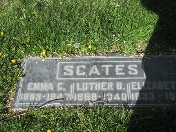 Scates, Emma Catherine gravesite