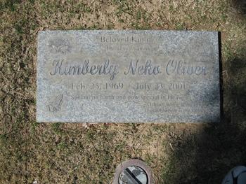 Oliver, Kimberly Neko ('Kimmo') gravesite