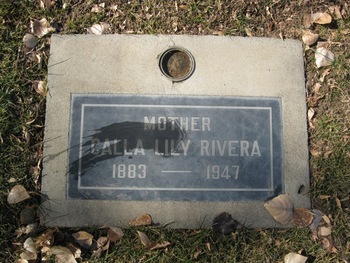 Rivera, Calla Lily gravesite