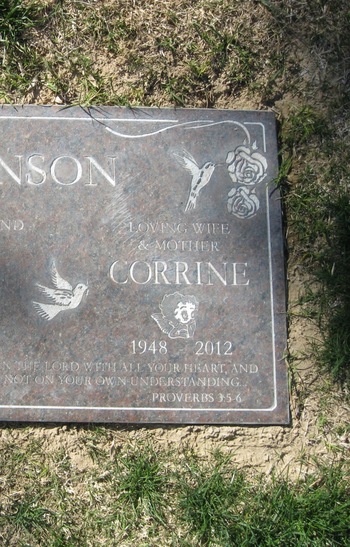Swanson,   Corrine gravesite