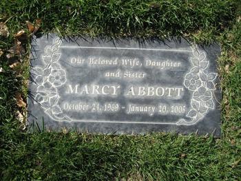Abbott, Marcy gravesite