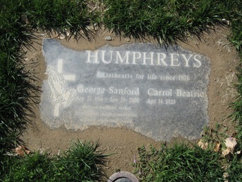 Humphreys, Carrol Beatrice gravesite