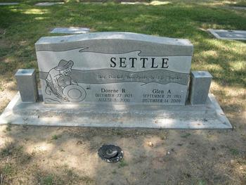 Settle, Glen Allen gravesite