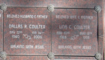 Coulter, Lina C. gravesite