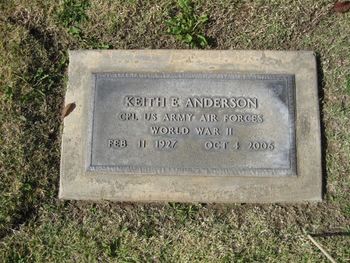 Anderson, Keith E. gravesite