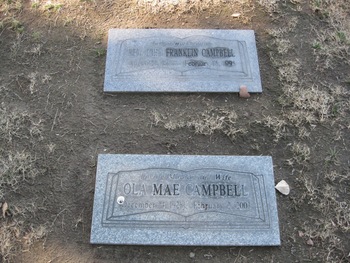 Campbell, Ola Mae gravesite