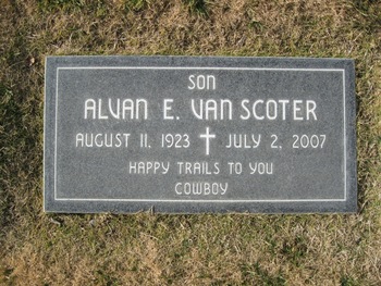 Van Scoter, Alvan E. gravesite
