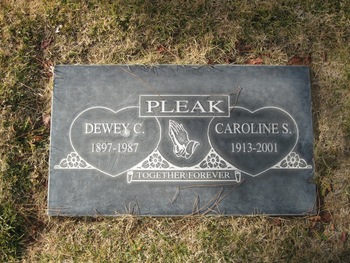 Pleak, Caroline Salome gravesite