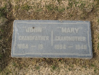 Palmerton, Mary Ella gravesite