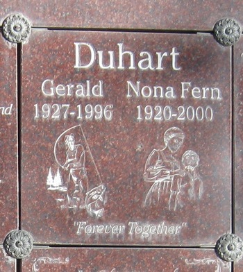 Duhart, Nona Fern gravesite