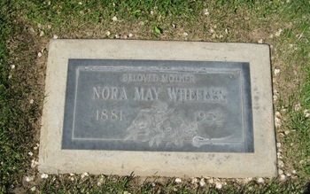 Wheeler,   Nora May gravesite