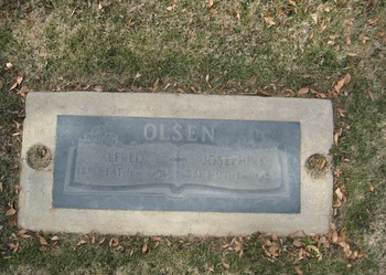 Olsen, Josephine Annie gravesite