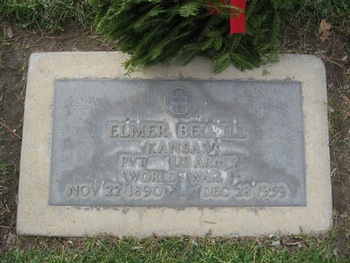 Belvill, Elmer gravesite