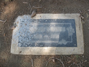 Oldham,   Melazine Overholtz gravesite