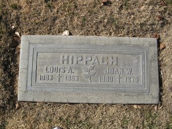Hippach, Louis A. gravesite