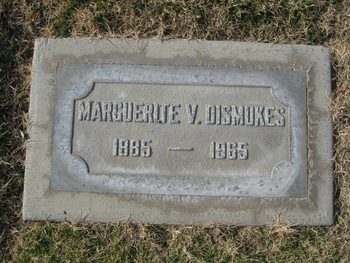 Dismukes, Marguerite V. gravesite