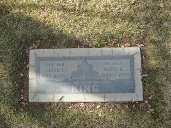 King, John C. gravesite