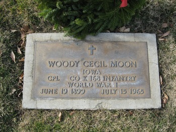 Moon, Woody Cecil gravesite