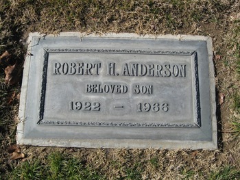 Anderson, Robert Hamilton gravesite