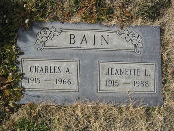 Bain, Jr Charles Austin gravesite