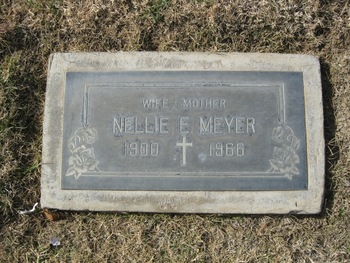 Meyer, Nellie E. gravesite