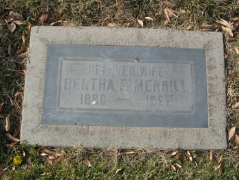 Merrill, Bertha Fanuel gravesite
