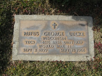 Uecke, Rufus George gravesite