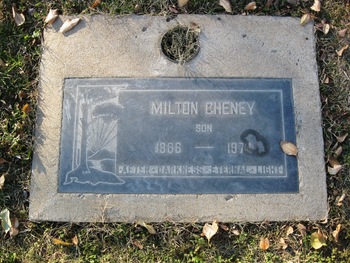 Cheney, Milton gravesite