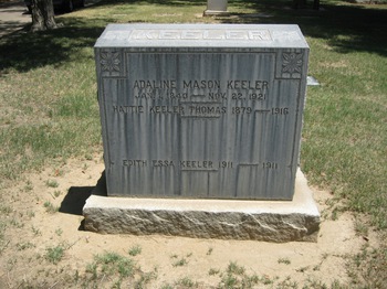 Keeler, Edith Essa gravesite