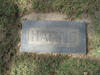Thomas, Hattie gravesite